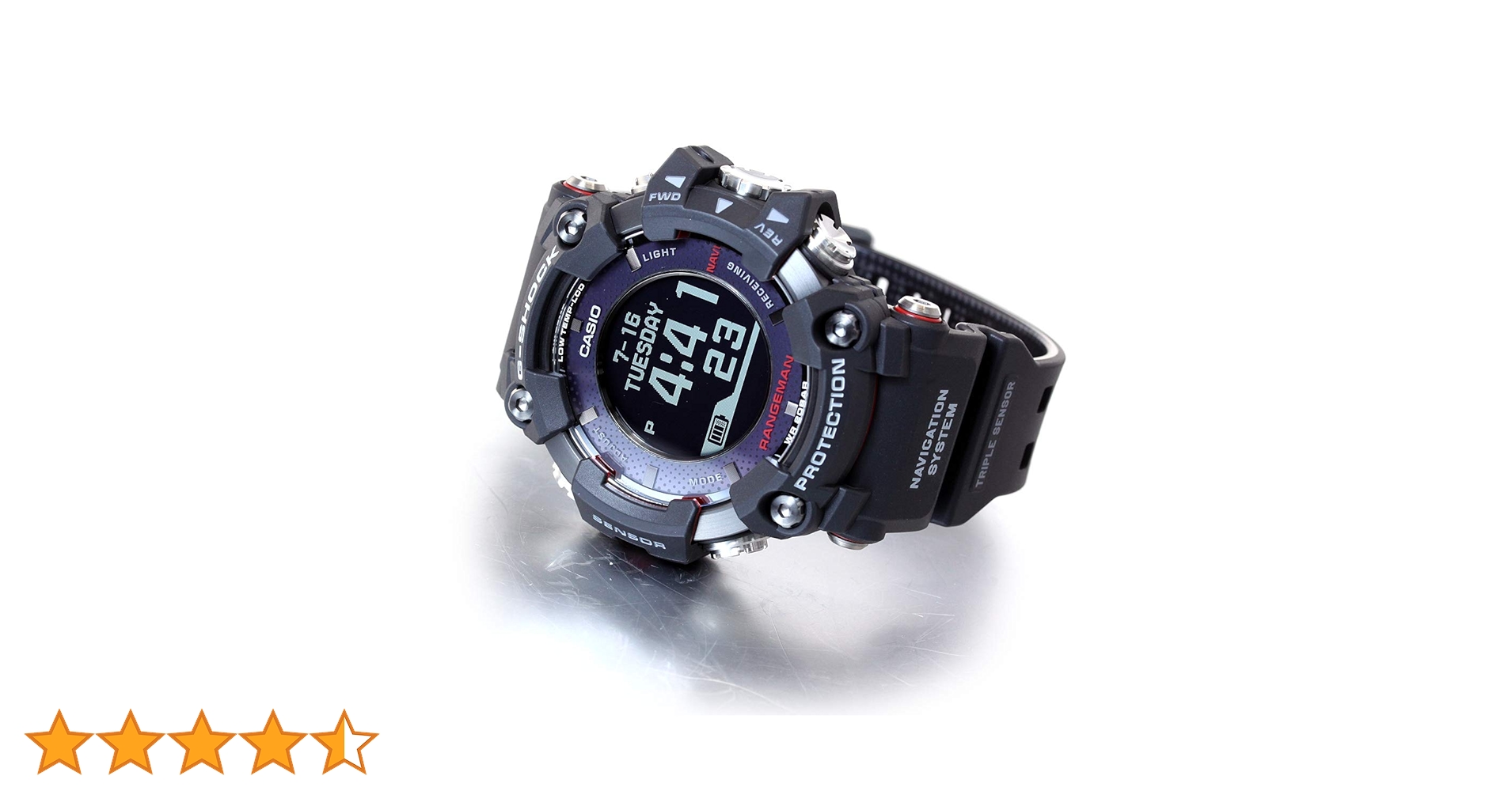 Casio G-SHOCK RANGEMAN Solar-Assisted GPS Navigation GPR-B1000-1